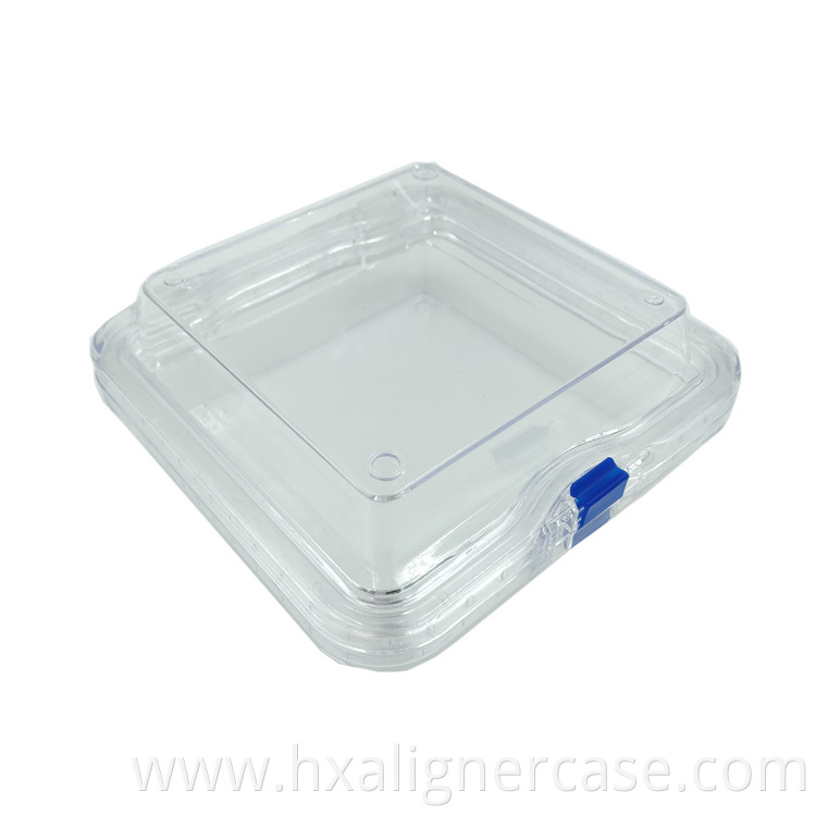 HN-155 13x13x5cm Plastic Membrane Box Jewely /Electronic Chip/Watch/ Denture Storage Box